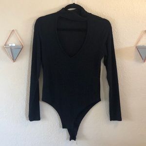 Black Long Sleeve Body Suit